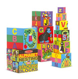 Melissa & Doug English Alphabet Nesting and Stacking Blocks
