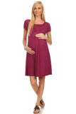 Eliza Short Sleeves Nursing Dress