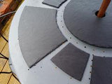 Lazy Susan Cheese Board/Placemat/Coaster Set