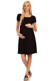 Eliza Short Sleeves Nursing Dress