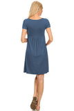 Eliza Short Sleeves Nursing Dress