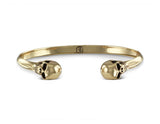 SKULL CUFF - BRONZE