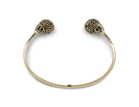DAY OF THE DEAD CUFF - BRONZE