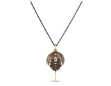 HORSESHOE CRAB NECKLACE - BRONZE