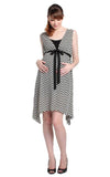 Rina Asymmetric Chevron Dress