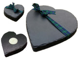 9 Piece Slate Gift Set - Place Mats, Coasters & Tea-light Holder