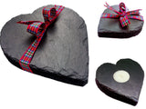 9 Piece Slate Gift Set - Place Mats, Coasters & Tea-light Holder
