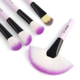 32 Piece Lavender Makeup Brushes Set With Bag