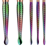 7 Piece Mermaid Makeup Brush Set