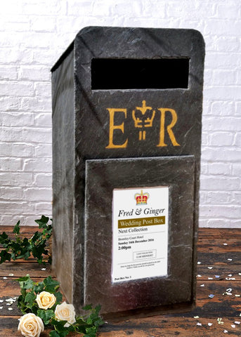 Natural Slate Wedding Post Box